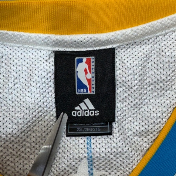 New‎ Orleans Hornets Chris Paul Basketball Jersey Men 2XL XXL White CP3 Adidas - Picture 8 of 13